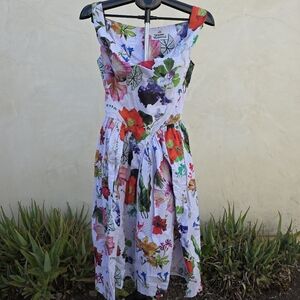 Vivienne Westwood Sunday floral cotton corset dress